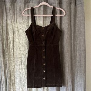 corduroy mini dress